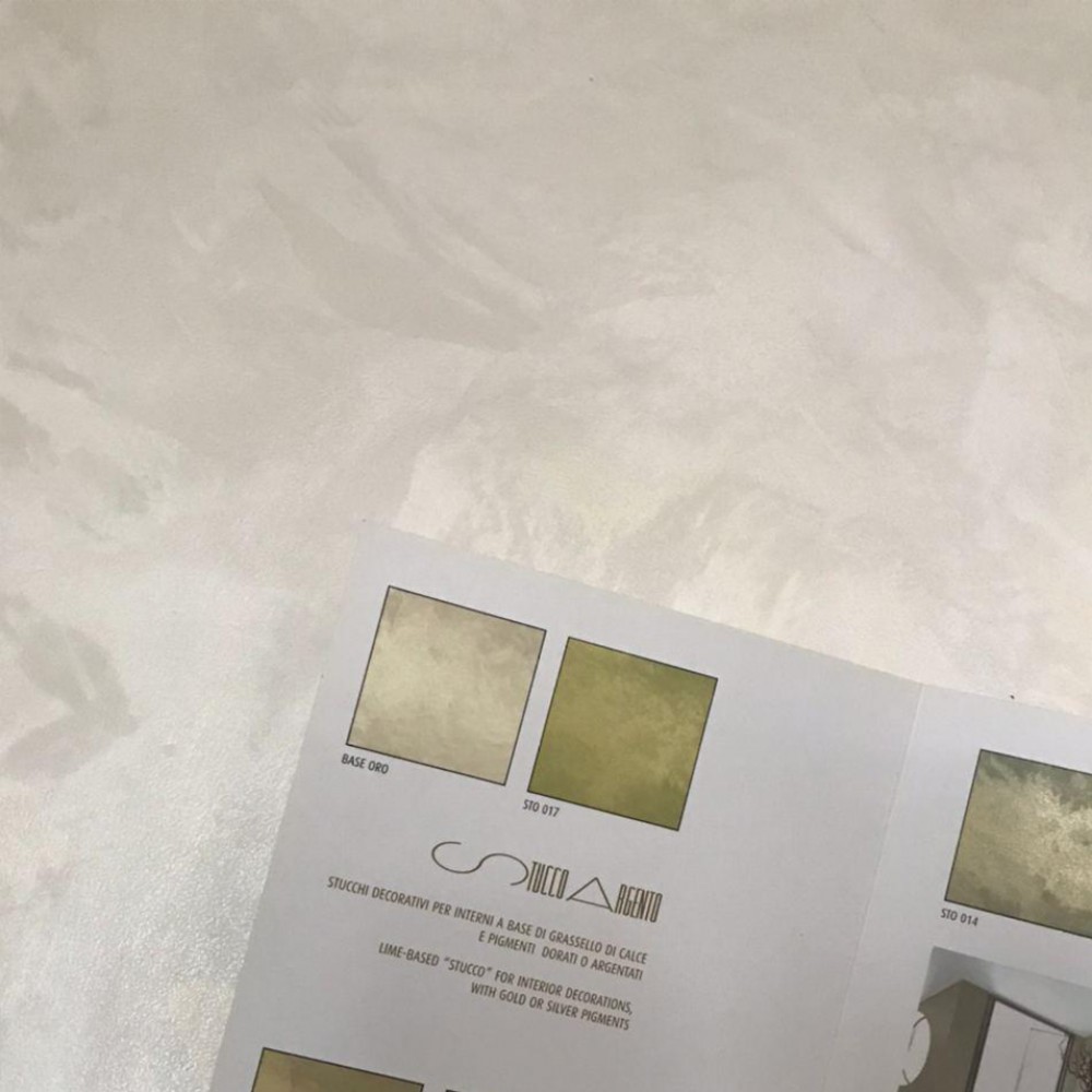 Декоративная краска Stucco Argento & Oro с эффектом мокрого шелка