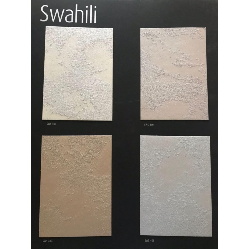 Декоративная краска Swahili Silver & Gold с эффектом китайского шелка , льна, парчи и песка